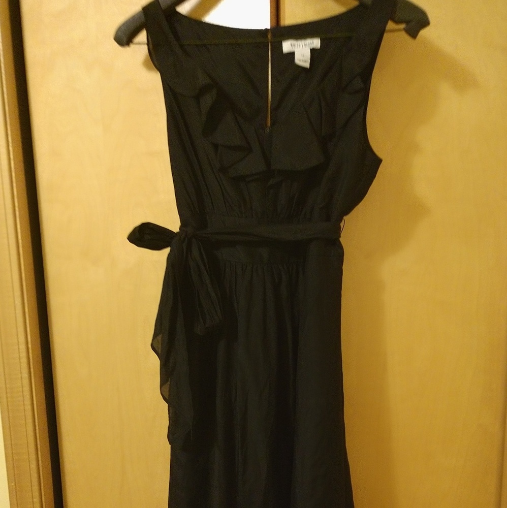 Black tea length dress